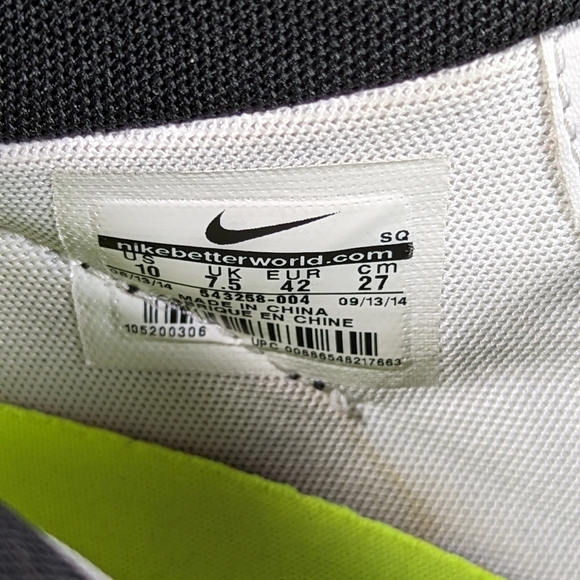 Womens Size 10 Nike Dunk Sky Hi Print Hidden Wedge Sneakers 543258 -004 - Picture 7 of 9